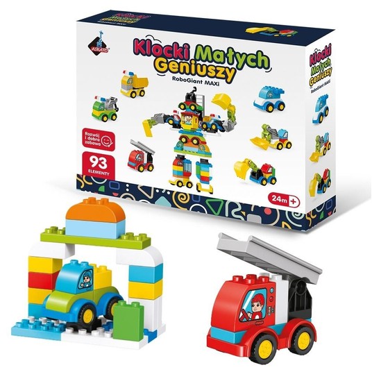 KLOCKI MAŁYCH GENIUSZY ROBOGIANT MAXI 93 ELEM 0749 -zdjęcie numer 1