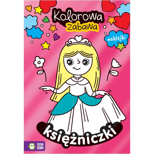 Kolorowa zabawa. Księżniczki 9788382990232 -zdjęcie numer 1