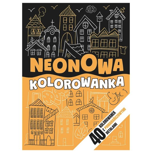 KOLOROWANKA NEONOWY ZAWRÓT GŁOWY-POMARAŃCZ KS68946 -zdjęcie numer 1