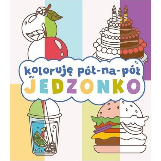KOLORUJĘ PÓŁ NA PÓŁ JEDZONKO KS973337 -zdjęcie numer 1