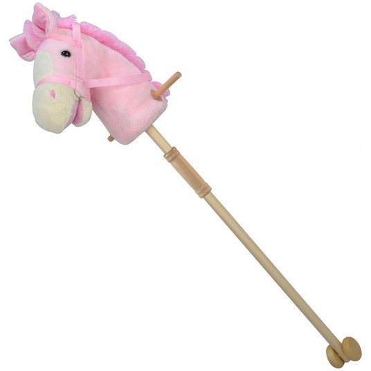 KOŃ HOBBY HORSE Z DŹWIĘKIEM RÓŻOWY 95CM 8347 -zdjęcie numer 1