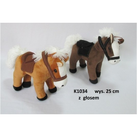 KOŃ Z GŁOSEM 2KOL. 25CM 138972 -zdjęcie numer 1