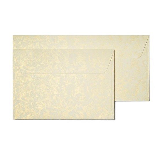 KOPERTA 70X110MM RÓŻE KREMOWE 10SZT -zdjęcie numer 1
