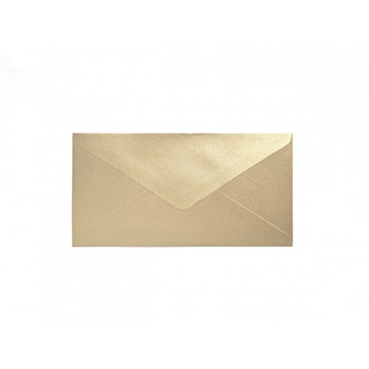 KOPERTA 80X160MM PEARL ZŁOTY 150G/M2 (10) 1509 -zdjęcie numer 1