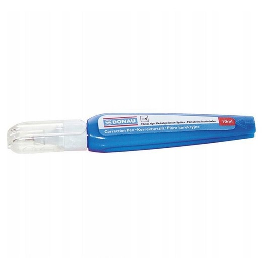 KOREKTOR W PIÓRZE DONAU 10ML Z KOŃ METAL 7399 A'12 -zdjęcie numer 1