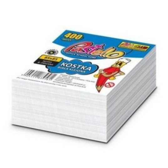 KOSTKA BIAŁA KLEJONA 85X85/400K 7823 A'6 7823 -zdjęcie numer 1