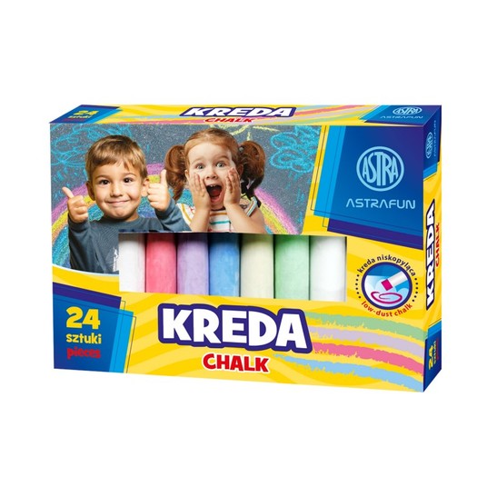 Kreda Tablicowa Astra Fun 24 szt 0013 -zdjęcie numer 1