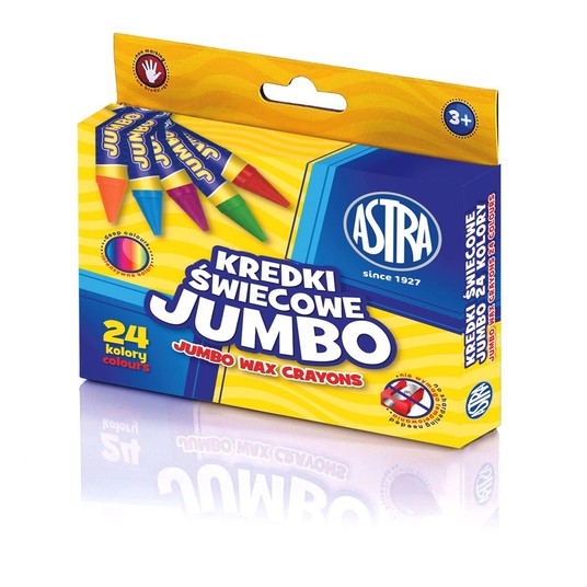 KREDKI ŚWIECOWE 24KOL JUMBO 316118006 4414 -zdjęcie numer 1
