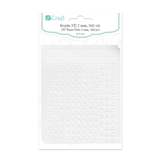 KROPKI 3D 5 X 2 MM, 360 SZT.9990 -zdjęcie numer 1