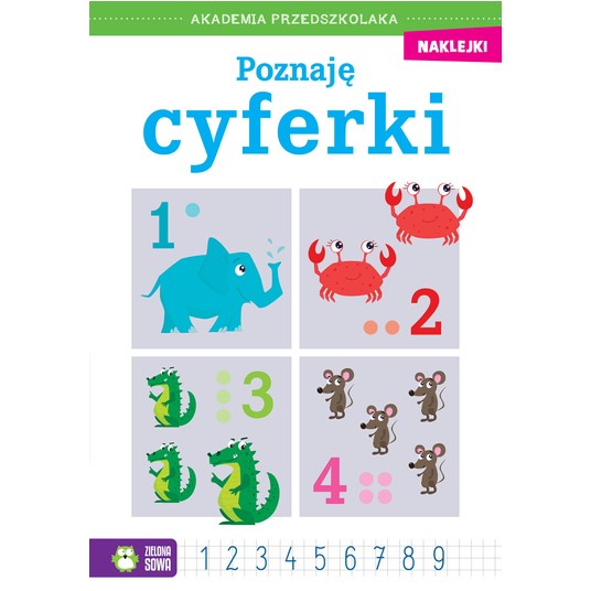 KSIĄŻECZKA Akademia przedszkolaka. Poznaję cyferki -zdjęcie numer 1