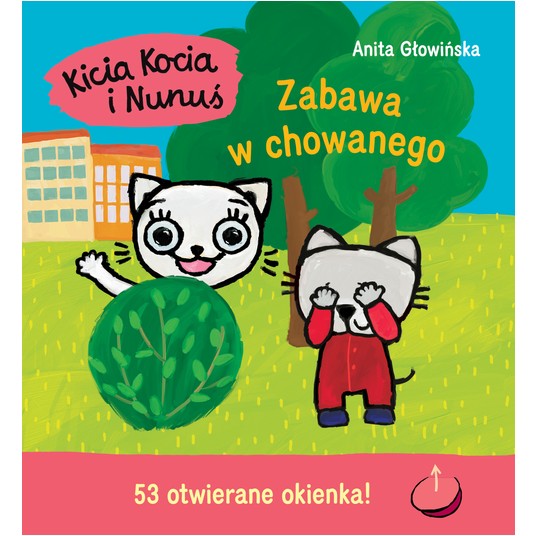KSIĄŻECZKA KICIA KOCIA I NUNUŚ.ZABAWA W CHOWANEGO -zdjęcie numer 1