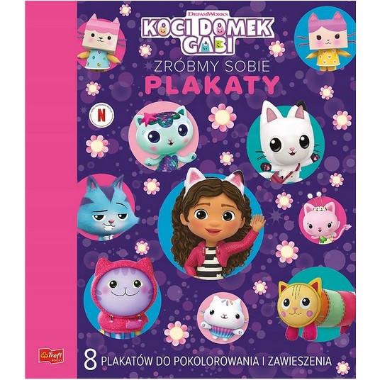 KSIĄŻECZKA KOCI DOMEK GABI ZRÓBMY SOBIE PLAKATY -zdjęcie numer 1