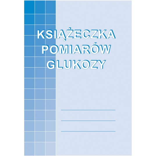 KSIĄŻECZKA POMIARÓW GLUKOZY 6002 -zdjęcie numer 1