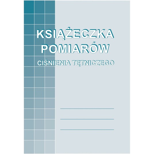 KSIĄŻECZKA POMIARU CIŚNIENIA TETNICZEGO -zdjęcie numer 1