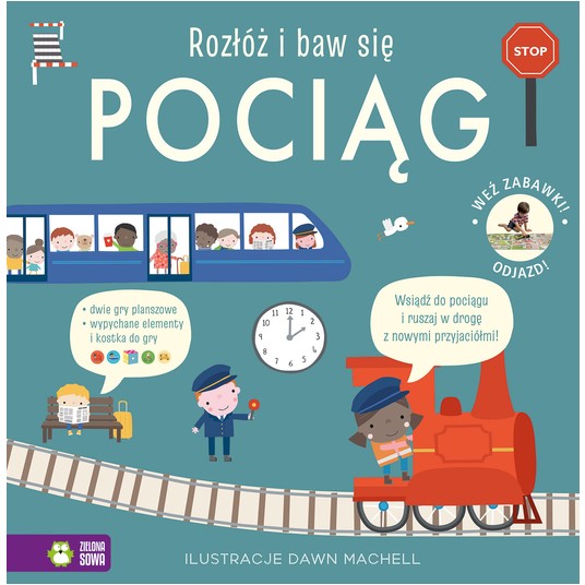 KSIĄŻECZKA ROZŁÓŻ I BAW SIĘ.POCIĄG 6890 -zdjęcie numer 1