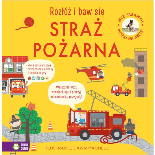 KSIĄŻECZKA ROZŁÓŻ I BAW SIĘ.STRAŻ POŻARNA 7040 -zdjęcie numer 1