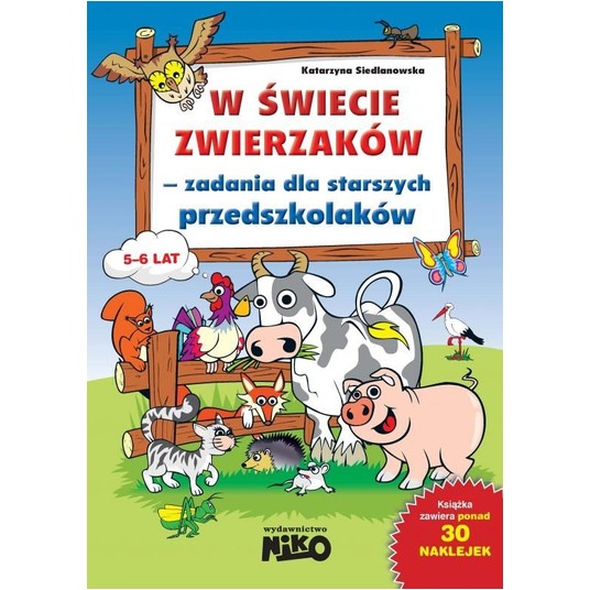 KSIĄŻECZKA W świecie zwierzaków zadania dla starsz -zdjęcie numer 1