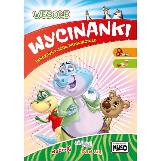 KSIĄŻECZKA Wesołe wycinanki Dinozaur i jego przy -zdjęcie numer 1