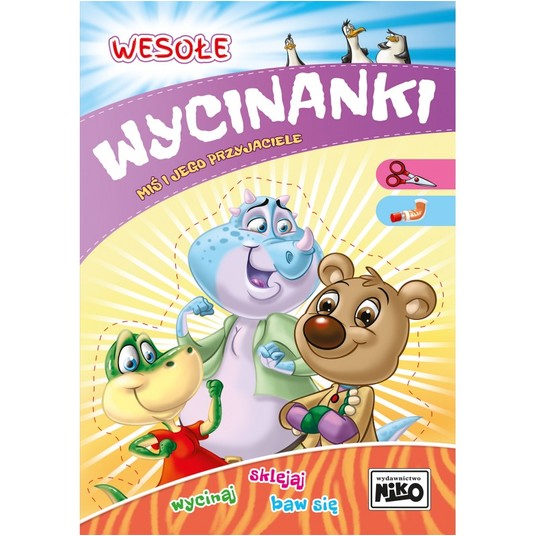 KSIĄŻECZKA Wesołe wycinanki Miś i jego przyjaciele -zdjęcie numer 1