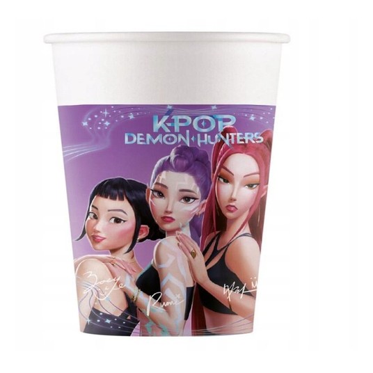 Kubeczki papierowe K-POP DEMON HUNTERS (FSC) 20... -zdjęcie numer 1