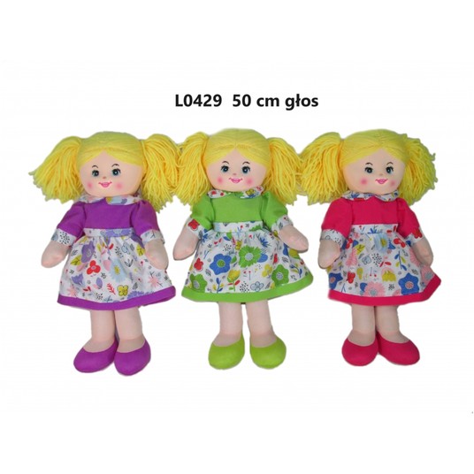 LALKA 3 RODZ GŁOS 50CM MIX 165770 -zdjęcie numer 1