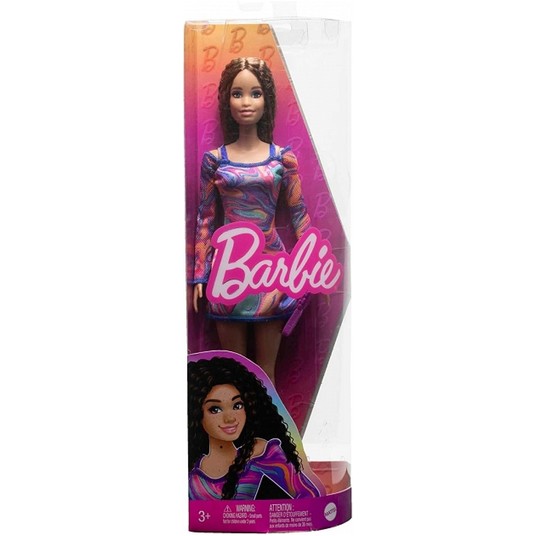 LALKA BARBIE FASHION KARBOWANE WŁOSY HJT03 4394 -zdjęcie numer 1
