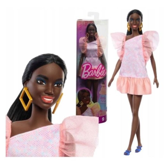 LALKA BARBIE FASHION WYSOKA Z CZARNYMI WŁOSAMI -zdjęcie numer 1