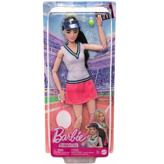 LALKA BARBIE SPORTOWA LALKA TENISISTKA HKT73 -zdjęcie numer 1
