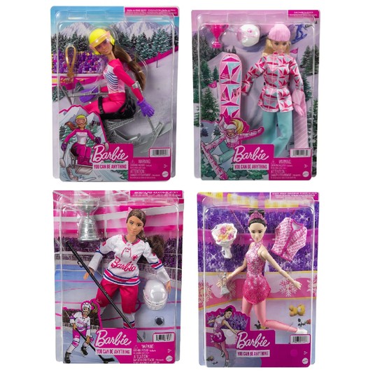 LALKA BARBIE SPORTY ZIMOWE LALKA HCN30 5627 -zdjęcie numer 1