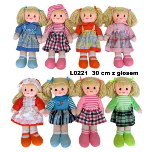 LALKA MIX 30CM GŁOS L0221 -zdjęcie numer 1