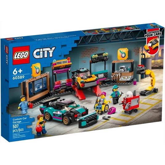 LEGO CITY 60389 WARSZTAT TUNINGOWANIA AUT 6441 -zdjęcie numer 1