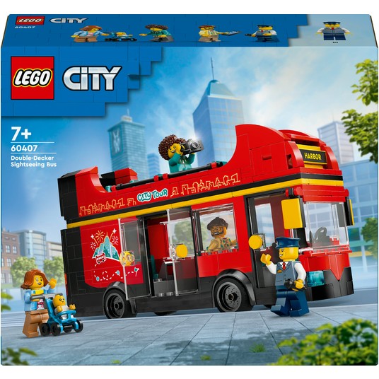 LEGO CITY 60407 AUTOKAR CZERWONY PIĘTROWY -zdjęcie numer 1
