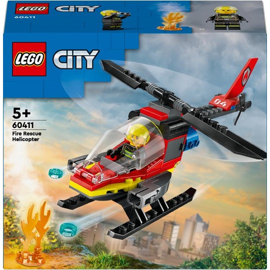 LEGO CITY 60411 STRAŻACKI HELIKOPTER RATUNKOWY2931 -zdjęcie numer 1