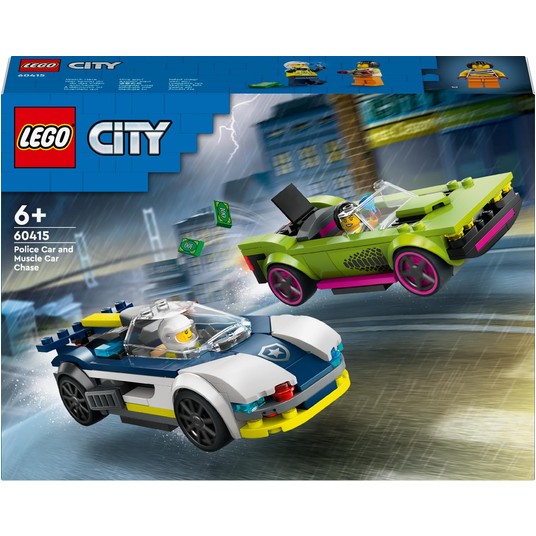 LEGO CITY 60415 Pościg radiowozu za muscle carem -zdjęcie numer 1
