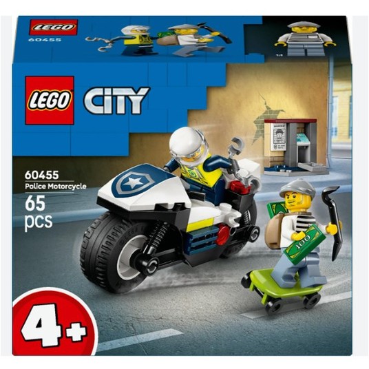 LEGO CITY 60455 Pościg na motocyklu policyjnym -zdjęcie numer 1