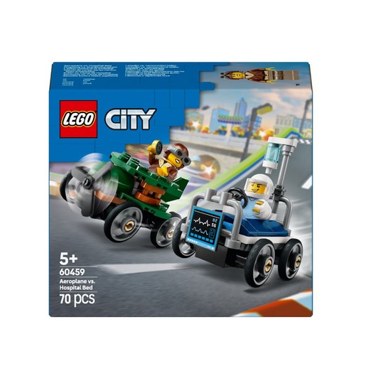 LEGO CITY 60459 Zestaw wyścigówek: samolot kont -zdjęcie numer 1