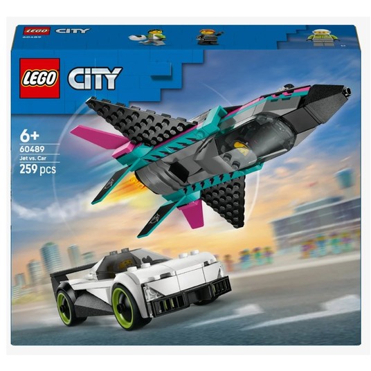 LEGO CITY 60489 Odrzutowiec kontra samochód -zdjęcie numer 1