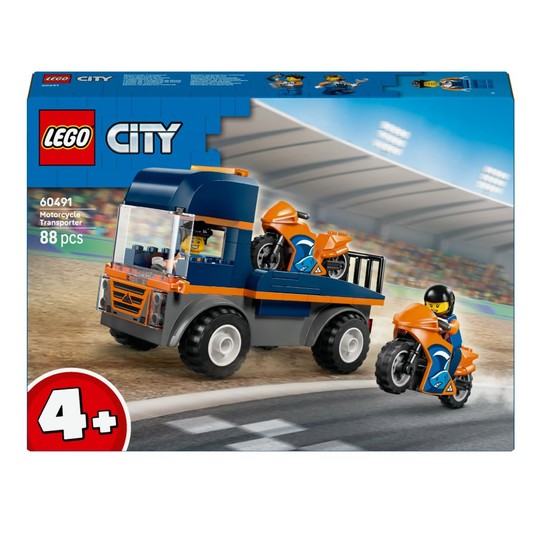 LEGO CITY 60491 Laweta dla motocykli -zdjęcie numer 1