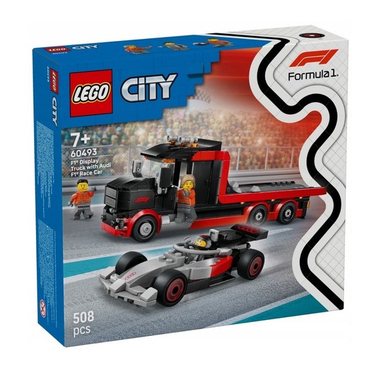 LEGO CITY 60493 Ciężarówka F1 z bolidem Audi F1 -zdjęcie numer 1