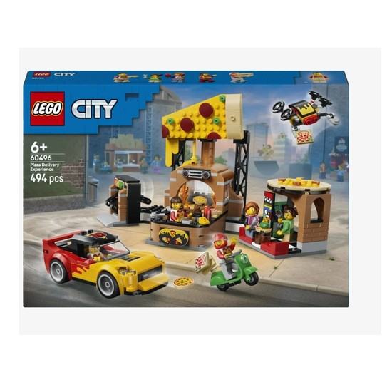 LEGO CITY 60496 Dostawa pizzy z pojazdami -zdjęcie numer 1