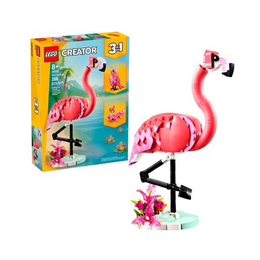 LEGO CREATOR 31170 Dzikie zwierzęta: róż flaming -zdjęcie numer 1