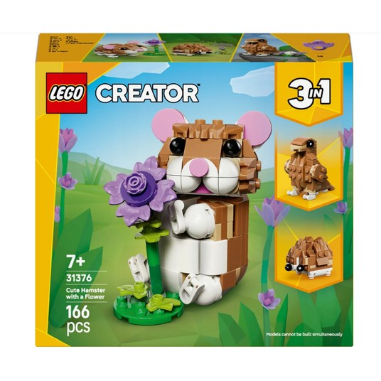 LEGO CREATOR 31376 Uroczy chomik z kwiatkiem -zdjęcie numer 1