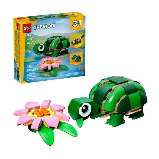 LEGO CREATOR 31377 ŻÓŁW I KWIAT LILLI WODNEJ 3203 -zdjęcie numer 1