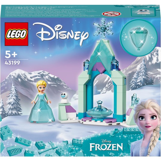 LEGO DISNEY 43199 DZIEDZINIEC ZAMKU ELSY 4299 -zdjęcie numer 1
