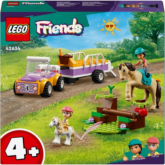 LEGO FRIENDS 42634 PRZYCZEPKA DLA KONIA I KUC 8782 -zdjęcie numer 1