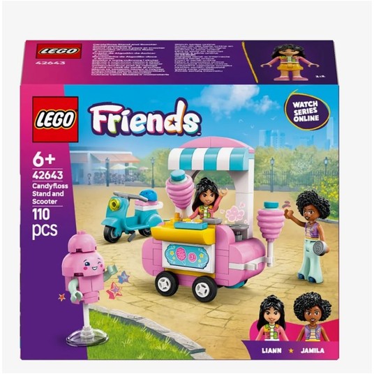 LEGO FRIENDS 42643 STOISKO Z WATA CUKROWĄ I SKUTE -zdjęcie numer 1
