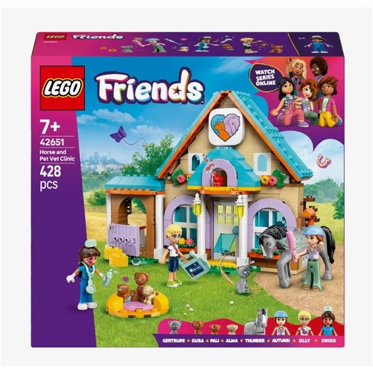 LEGO FRIENDS 42651 KOŃ I LECZNICA DLA ZWIERZĄ 5190 -zdjęcie numer 1