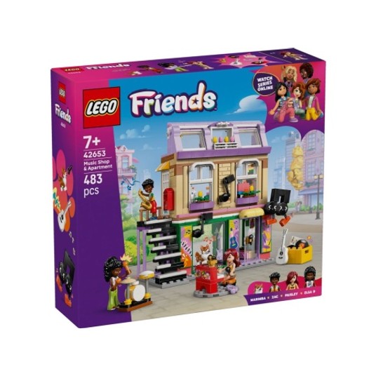 LEGO FRIENDS 42653 Sklep muzyczny i mieszkanie5213 -zdjęcie numer 1