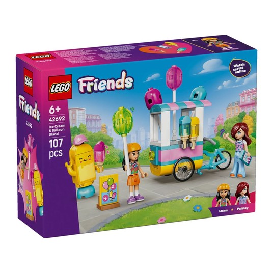 LEGO FRIENDS 42692 Stoisko z lodami i balonami -zdjęcie numer 1