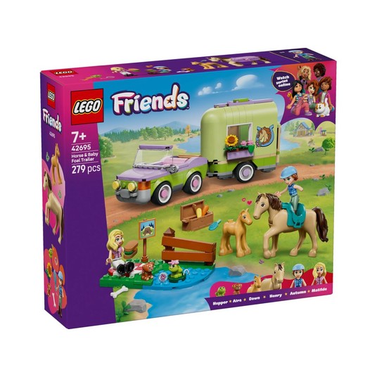 LEGO FRIENDS 42695 Przyczepa z koniem -zdjęcie numer 1